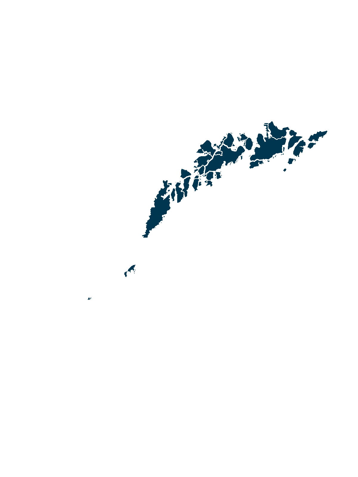 Kart over Lofoten