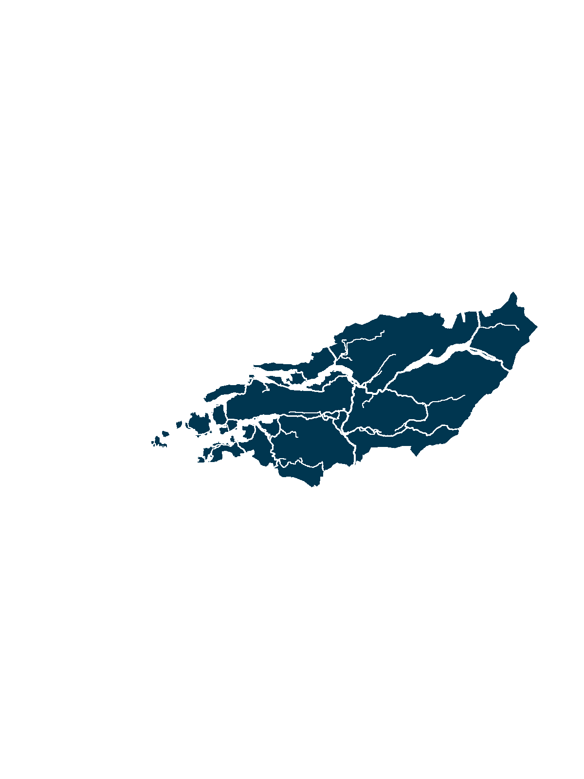 Kart over Sunnfjord