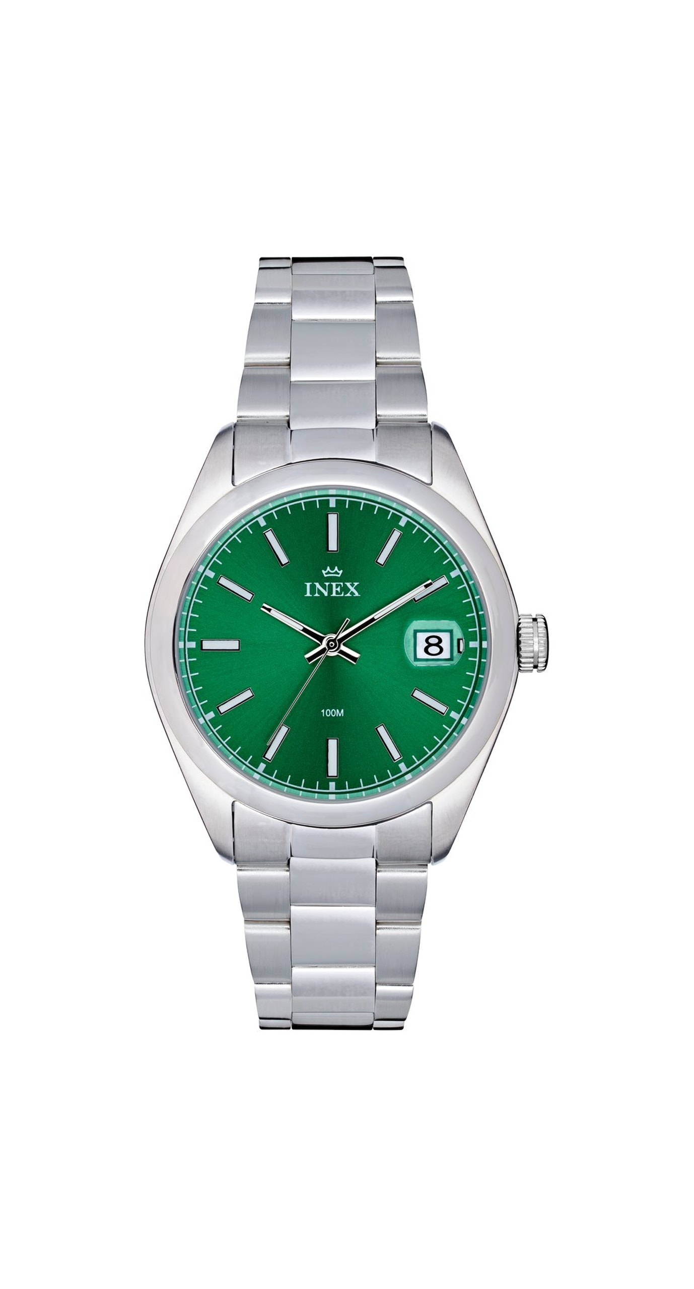 Inex herreklokke i stål (38mm)