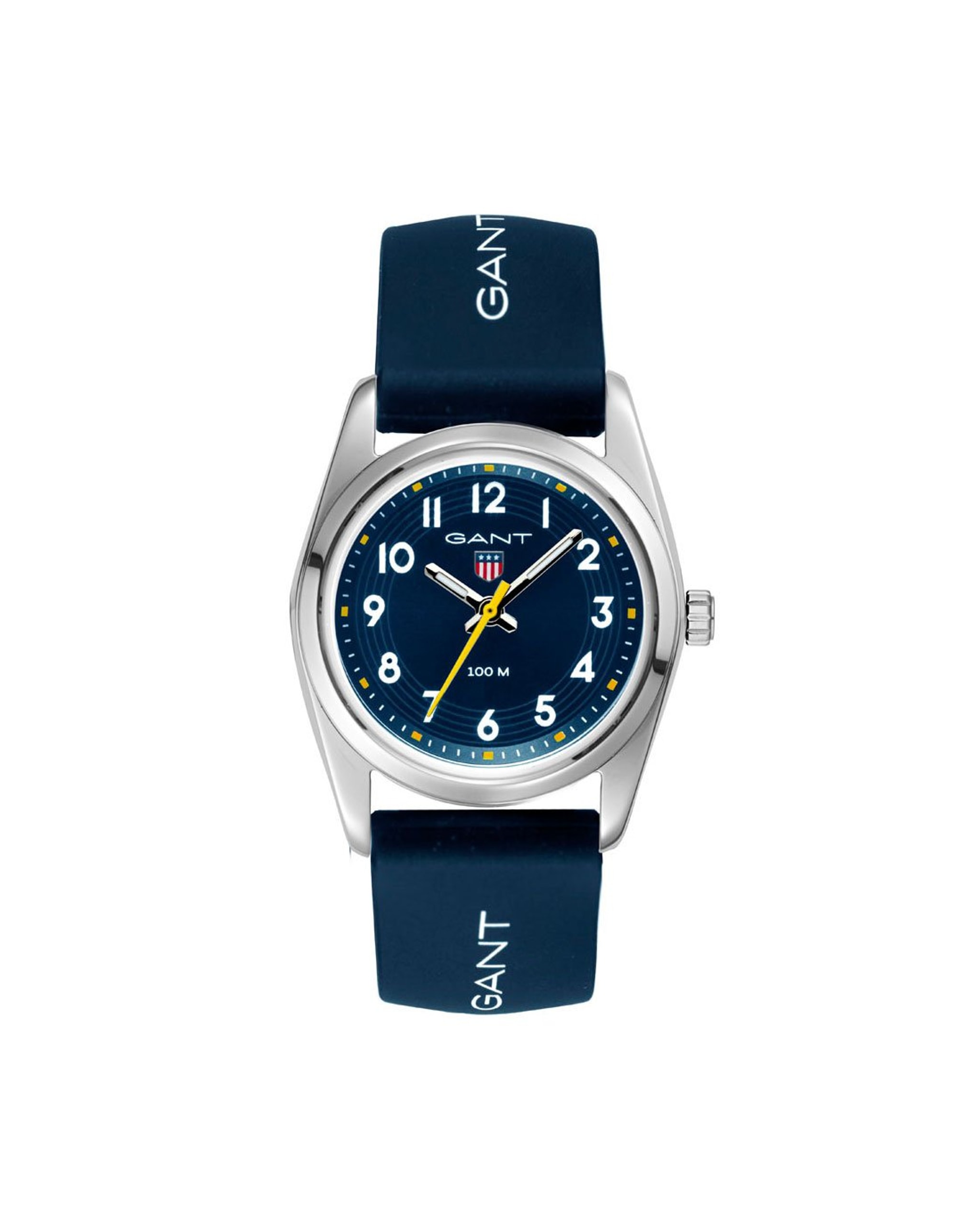 Gant Graduate barneklokke med blå silikon rem (28mm)