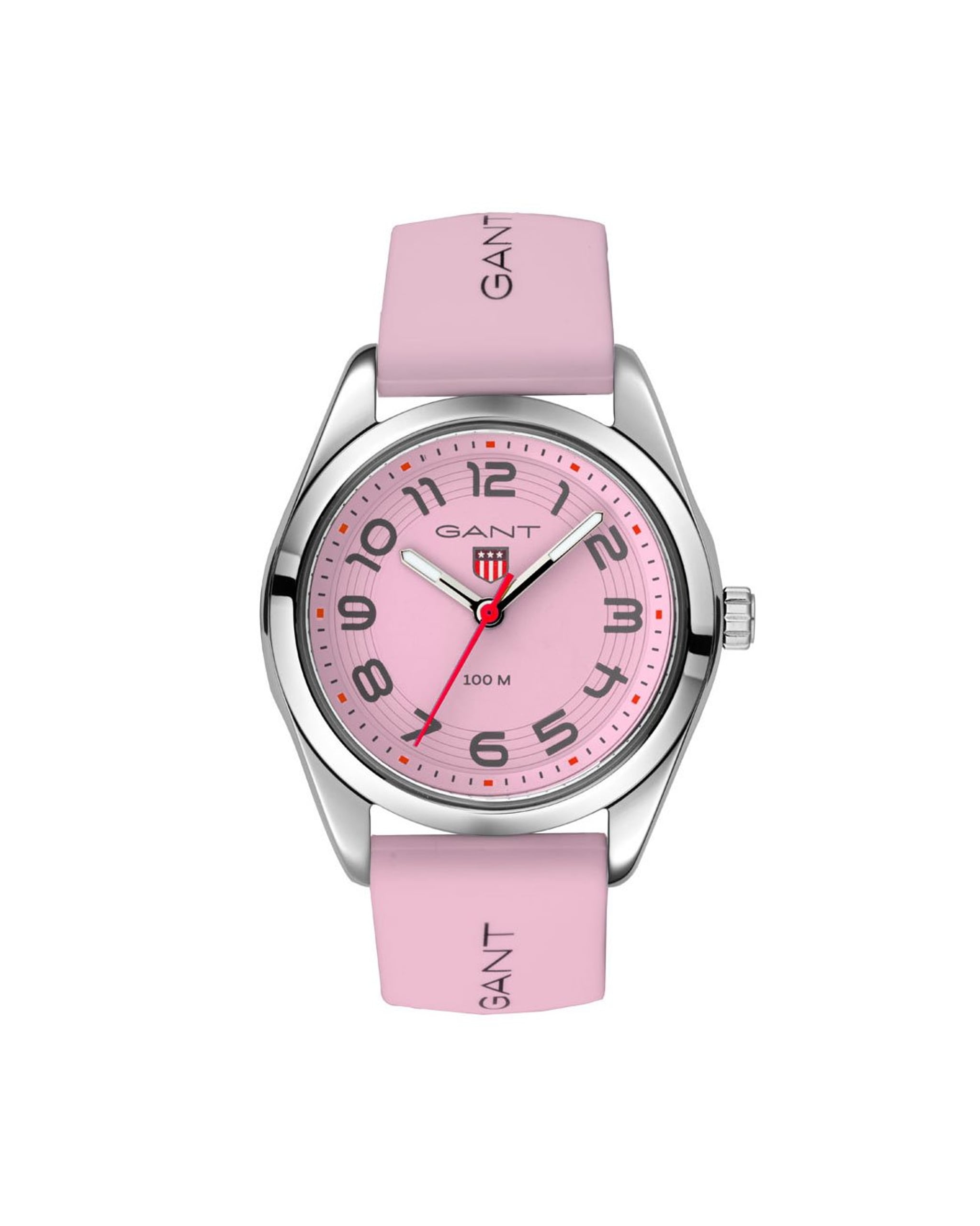 Gant Campus klokke med rosa silikonrem (32mm)