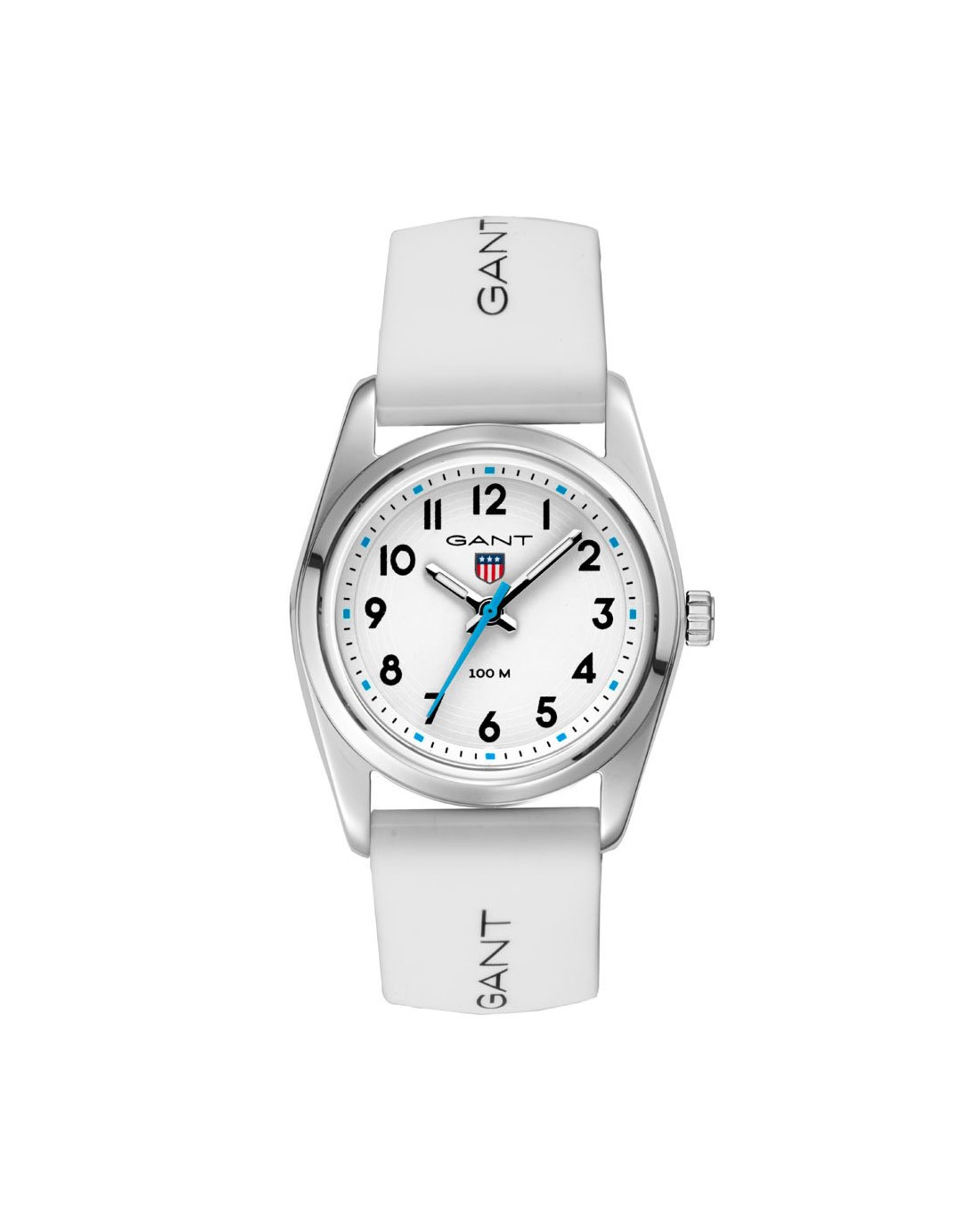 Gant Graduate barneklokke med hvit silikon rem (28mm)