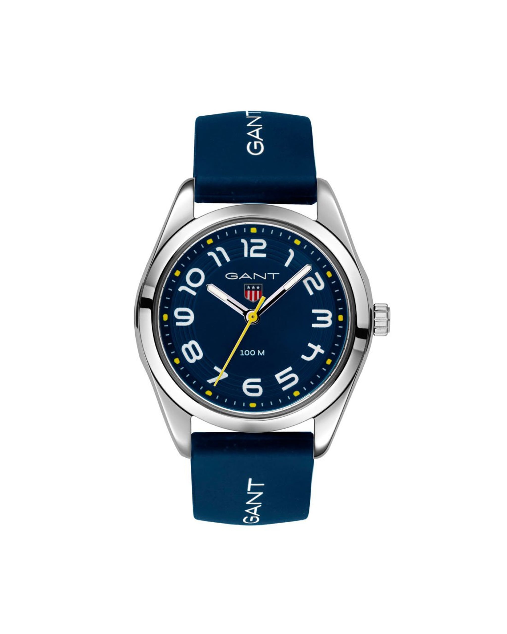 Gant Campus klokke med blå silikonrem (32mm)