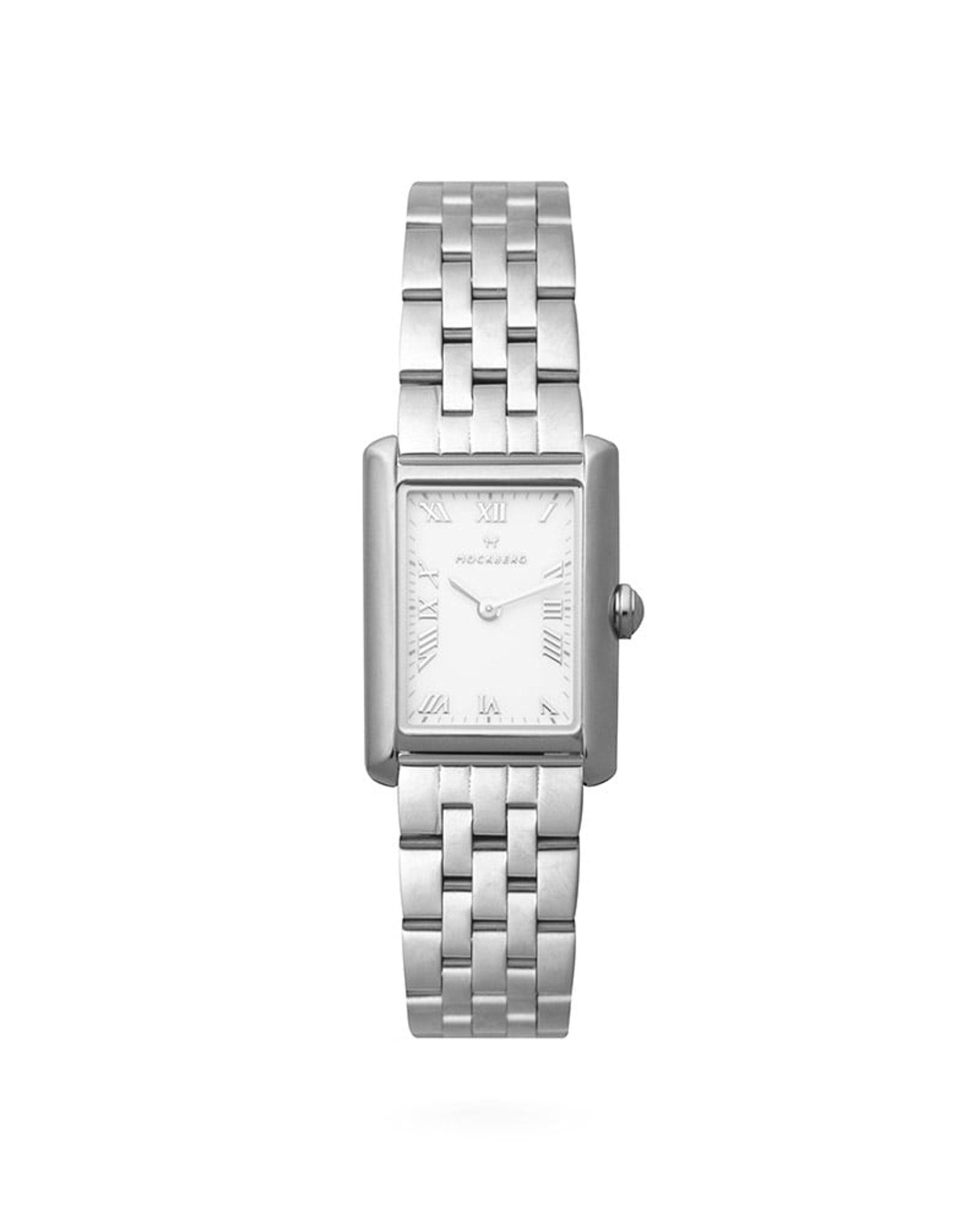 Mockberg Timeless Grand dameklokke i stål (23x31mm)