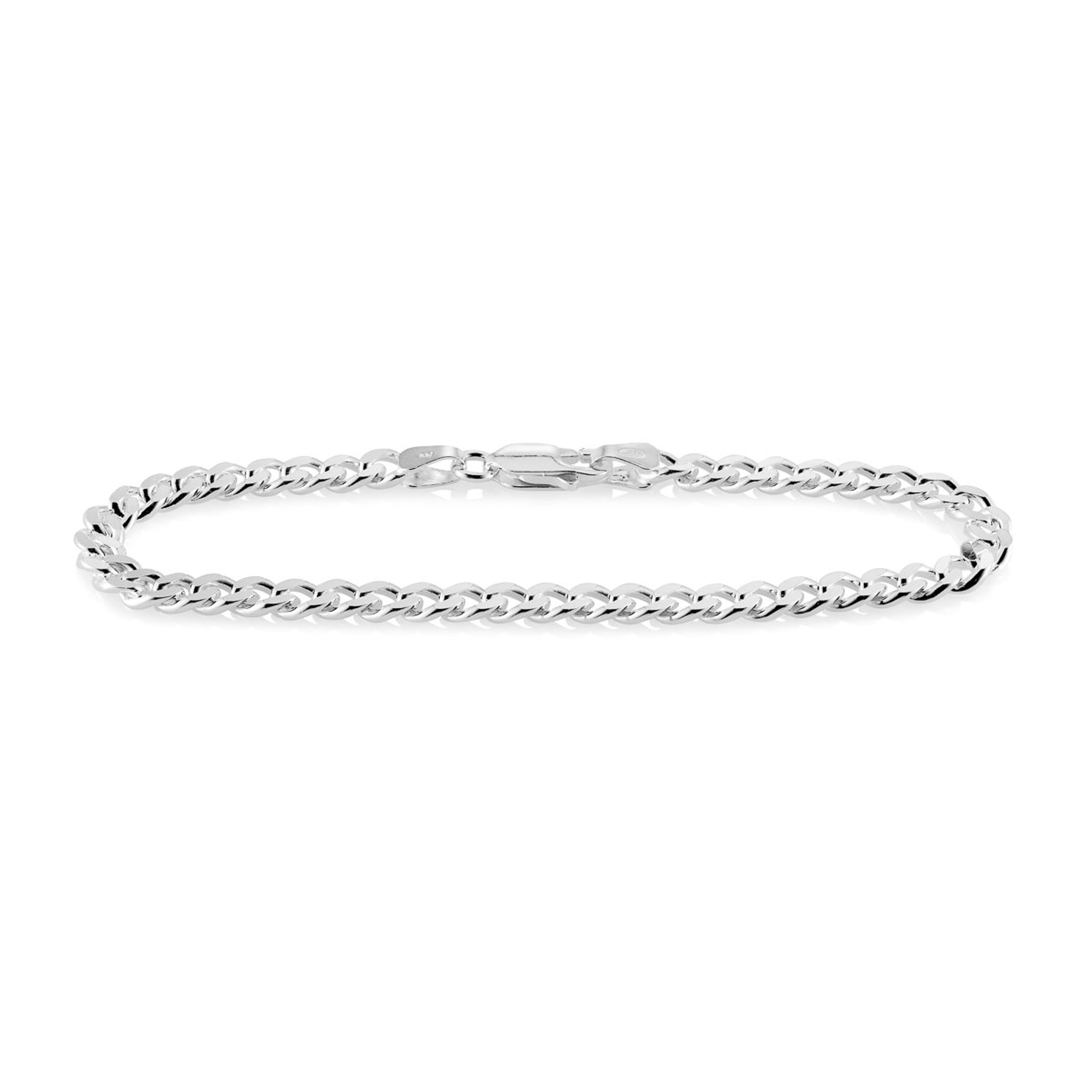 Panserarmbånd i 925 sølv 4,2 mm 18 cm