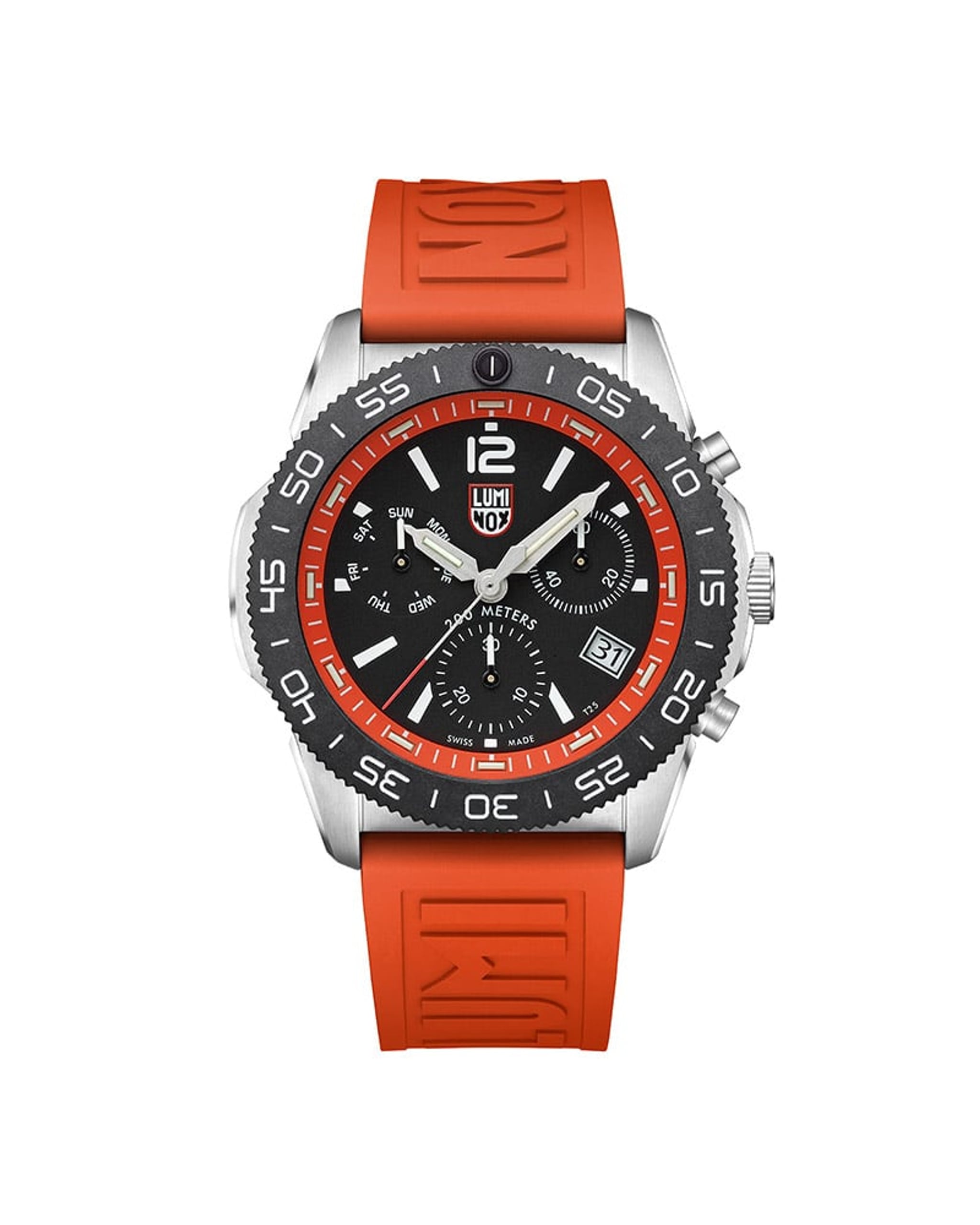 Luminox Pacific Diver Chrono herreklokke i stål med lenke (44mm)