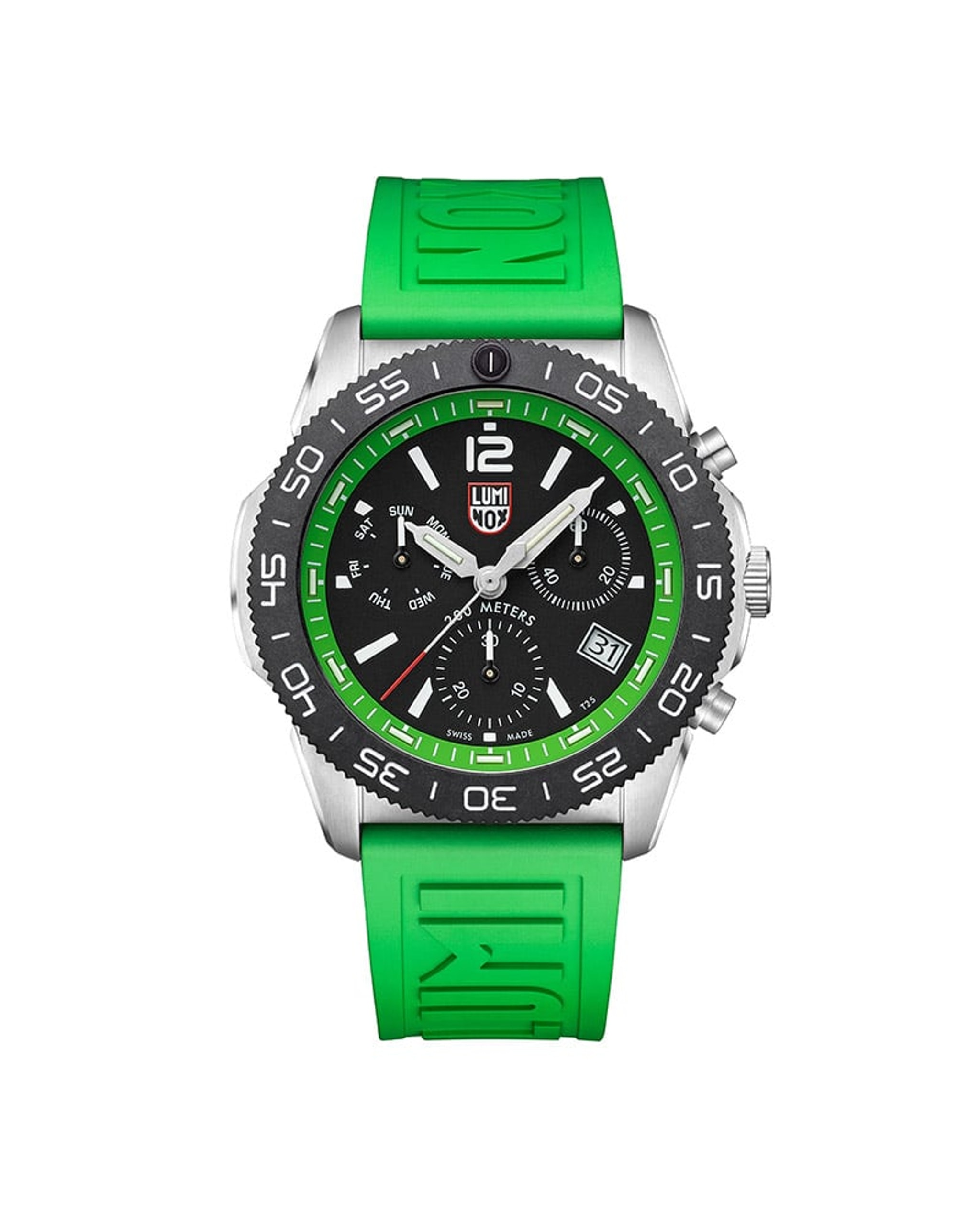 Luminox Pacific Diver Chrono herreklokke i stål med lenke (44mm)