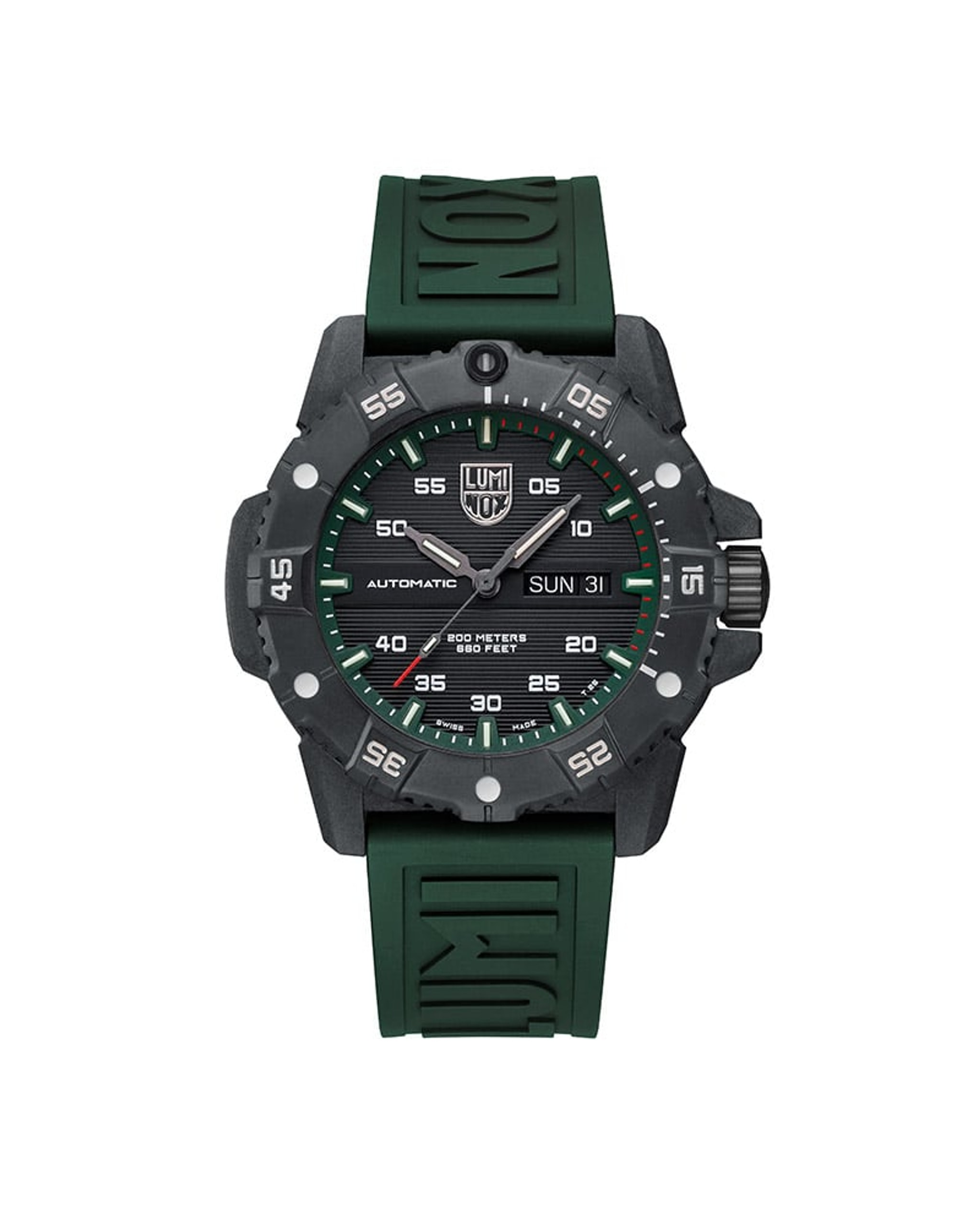 Luminox Master Carbon Automatic herreklokke med grønn rem (45mm)