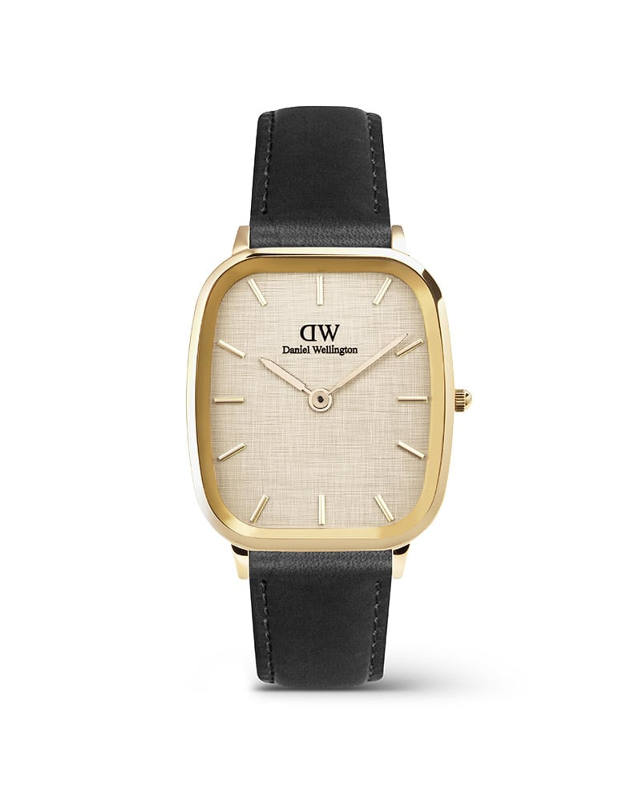 DW Marlon Sheffield herreklokke med sort rem (32x36,3mm)