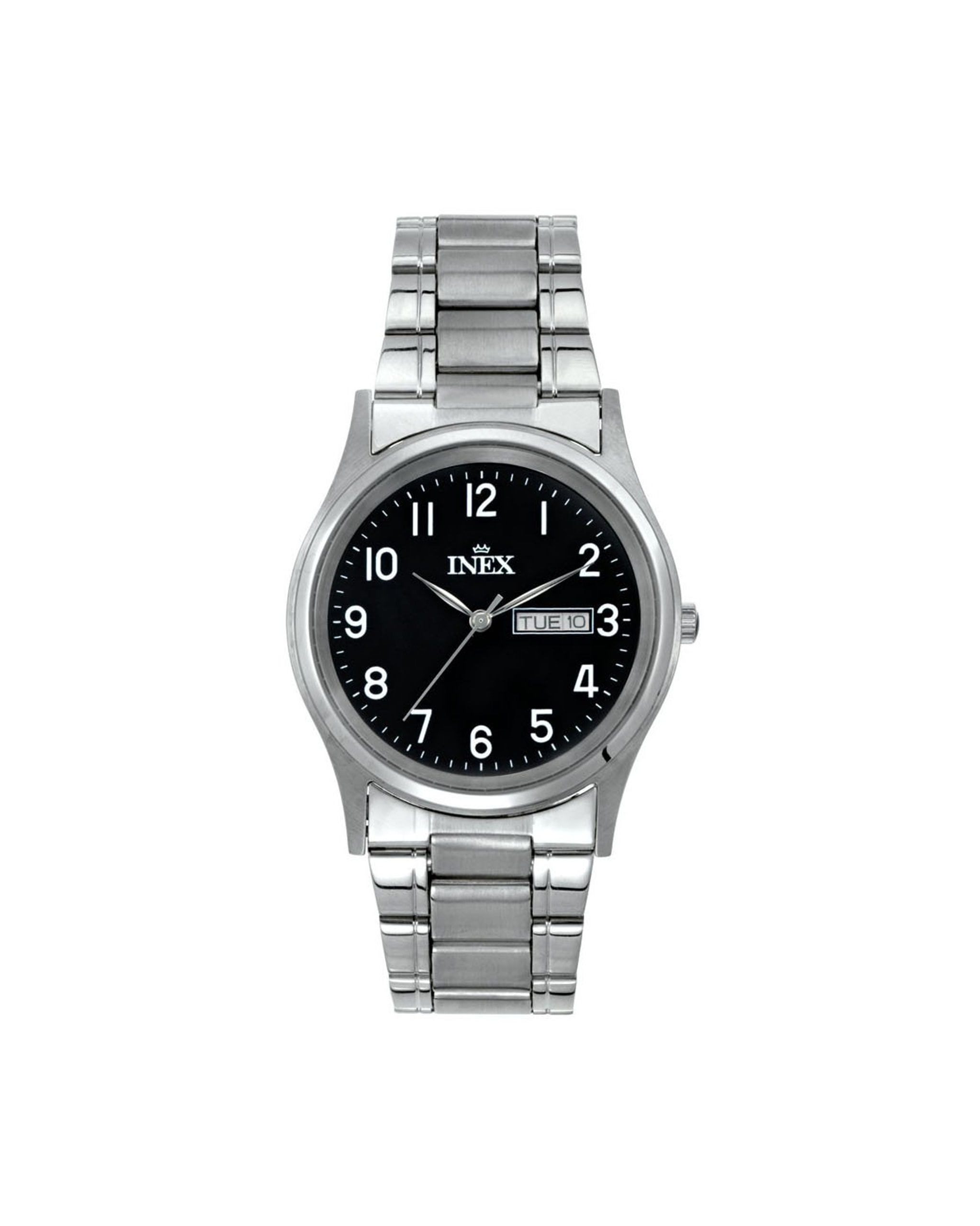 Inex herreklokke i stål (38mm)