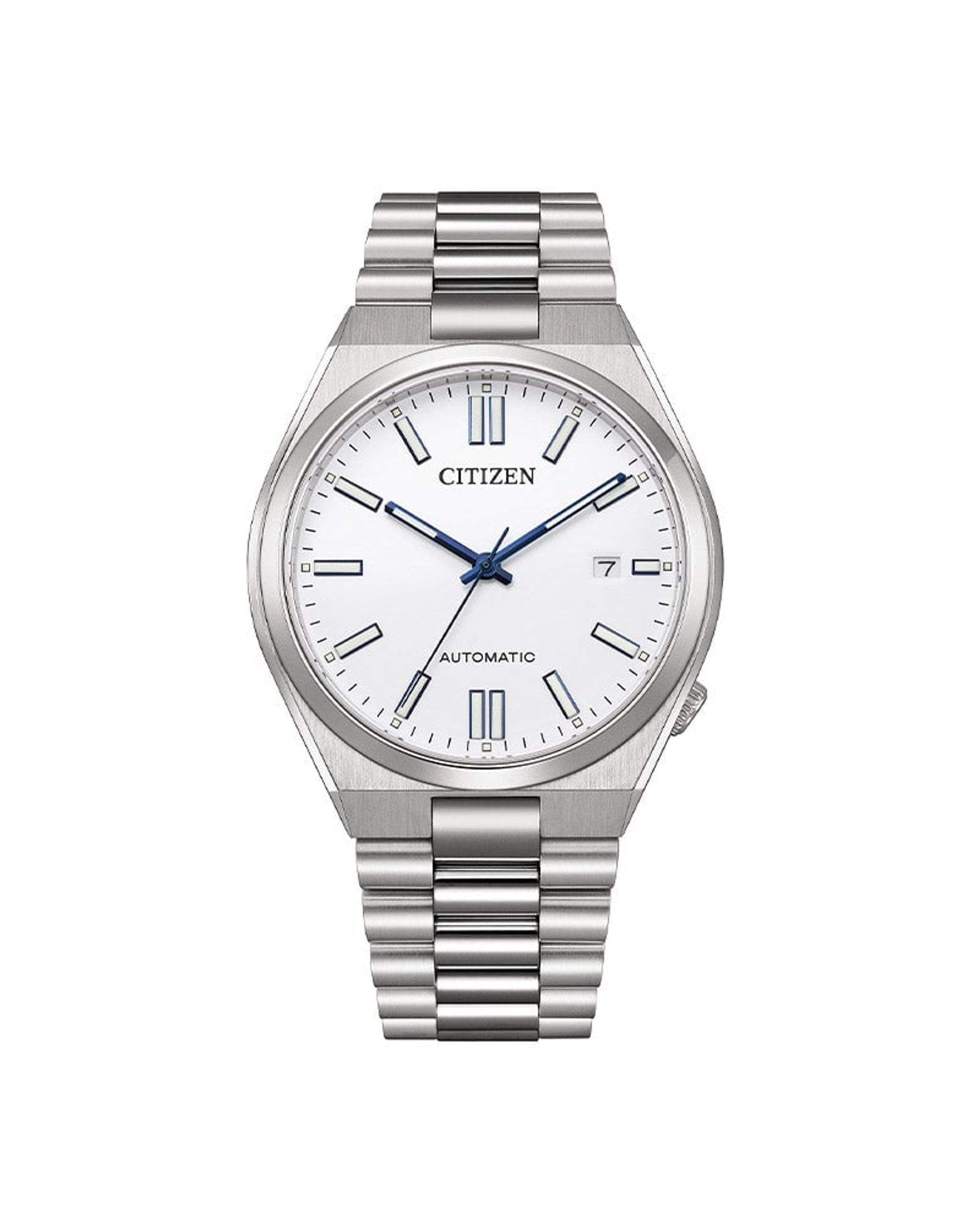 Citizen Tsuyosa Automatic herreklokke i stål med hvit skive (40mm)