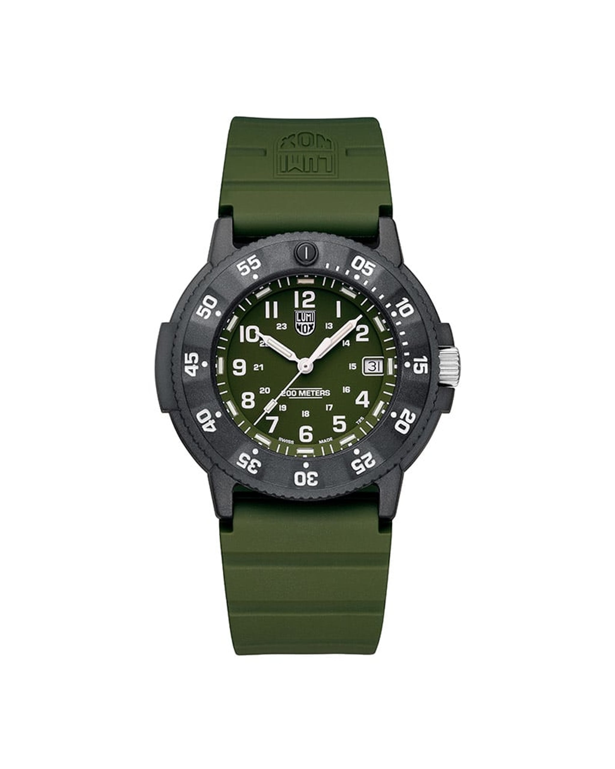 Luminox Navy Seal herreklokke med grønn rem (43mm)