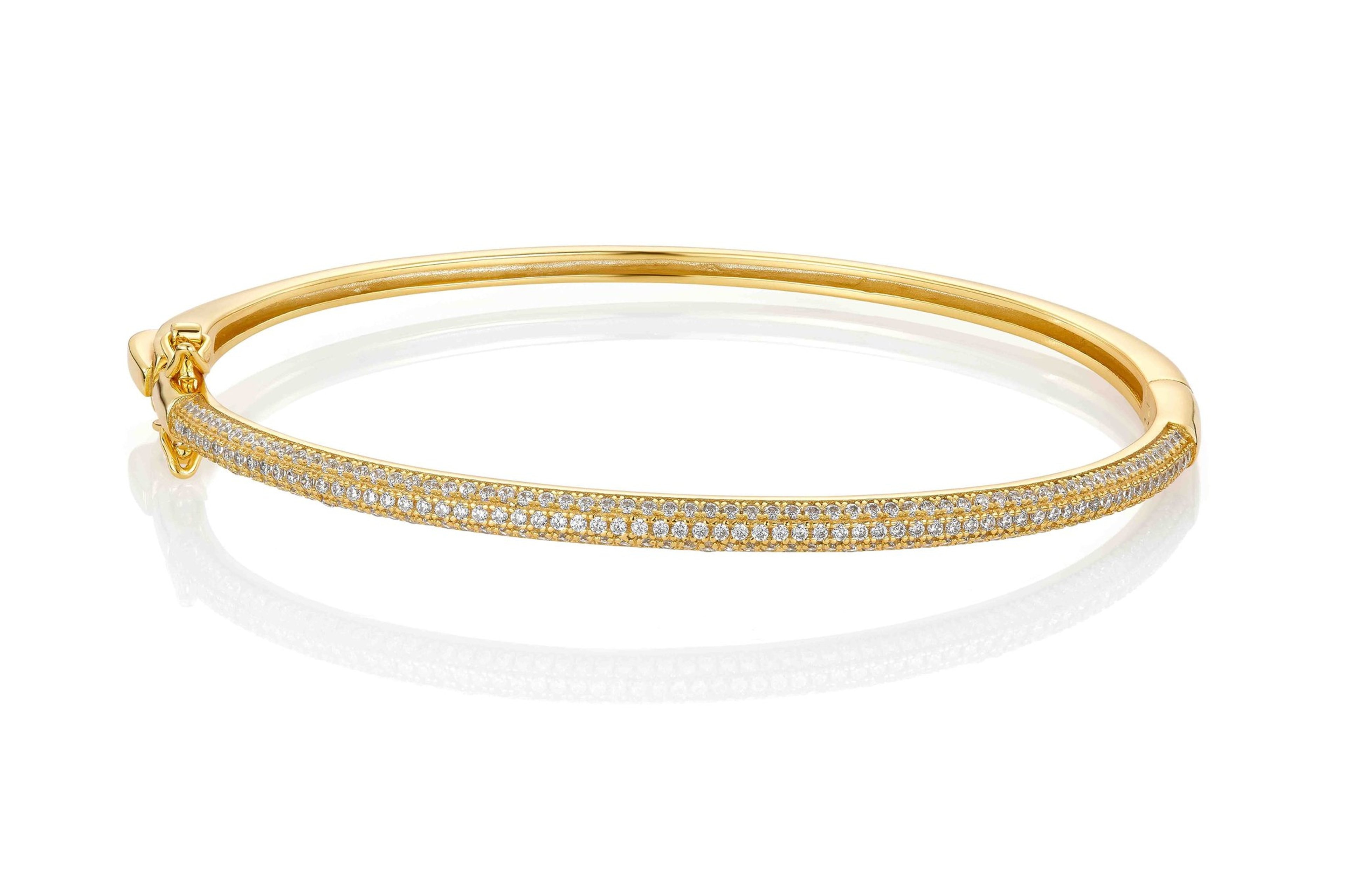 Armring i 925 forgylt sølv