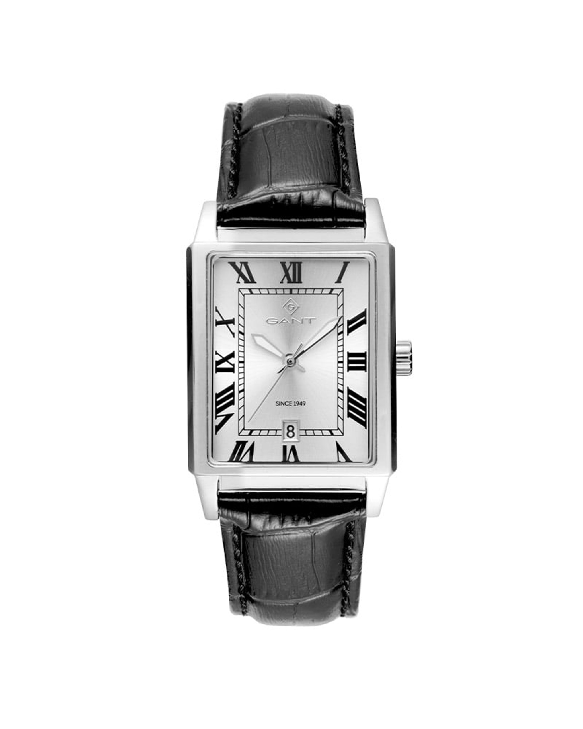 Gant Staten Island herreklokke med sort rem (B 28,5mm)