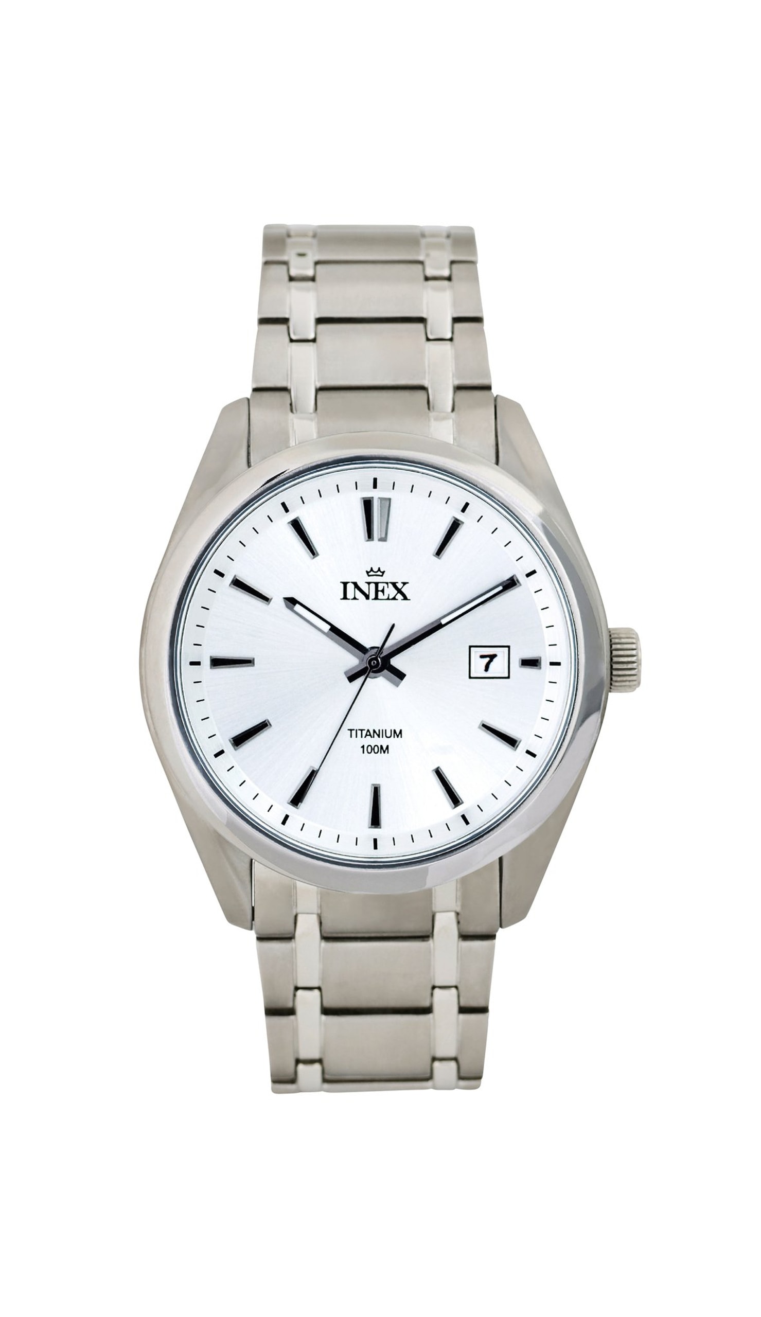 Inex herreklokke i titan (42mm)