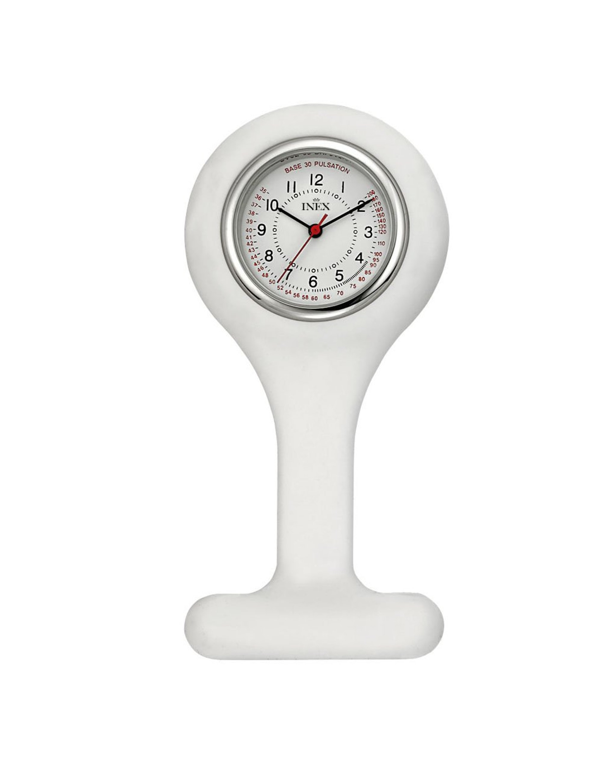 Inex søsterur i hvit silikon (30mm)999