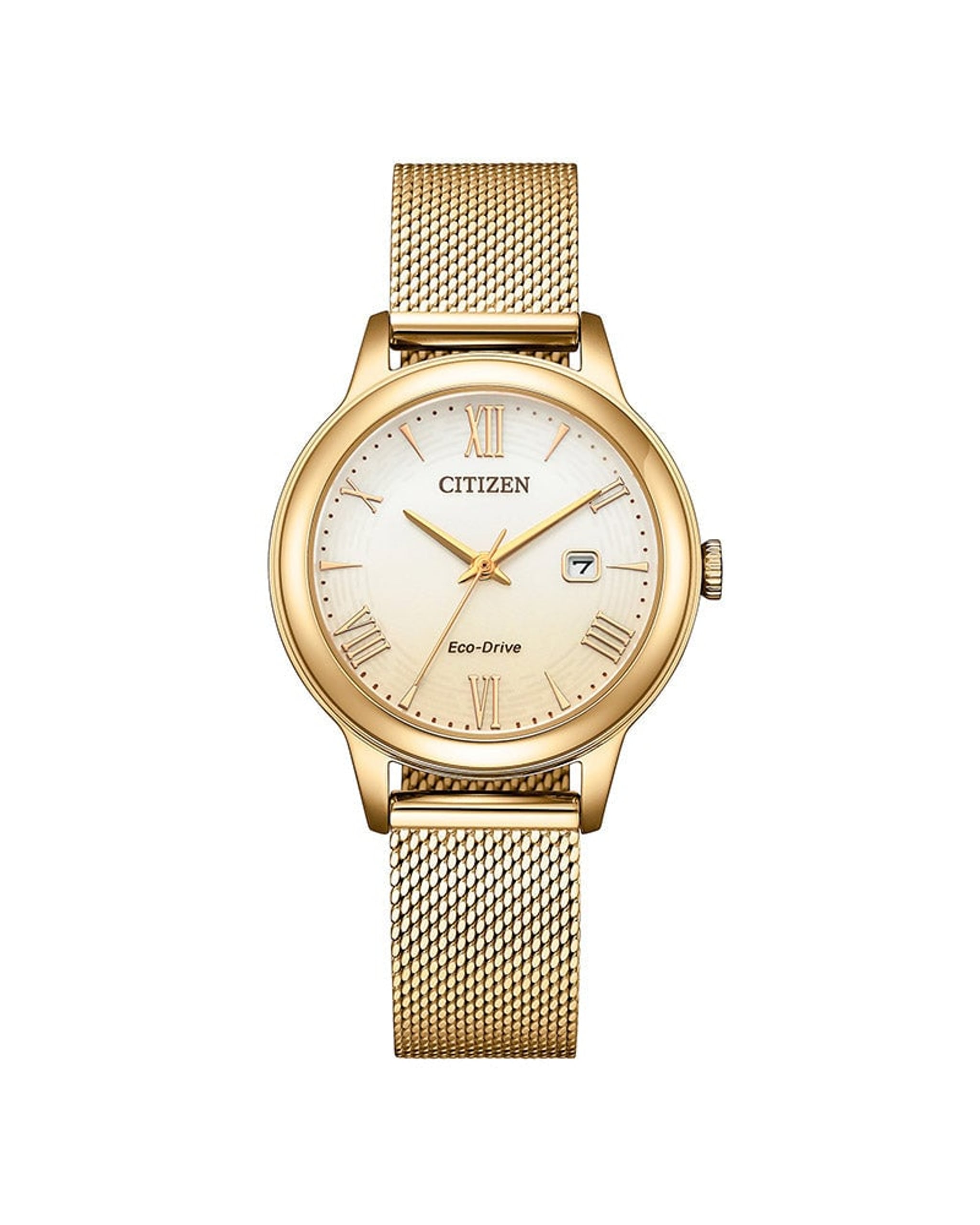 Citizen Eco-Drive dameklokke igullfarget stål (31,5mm)