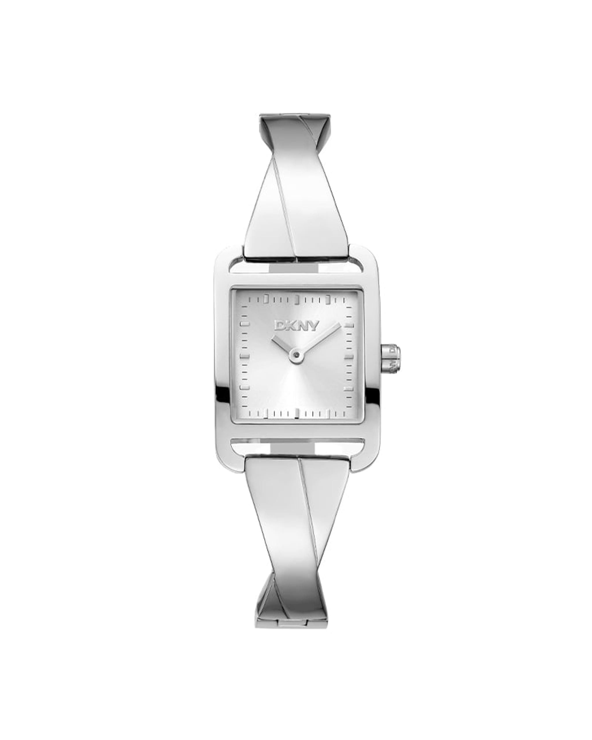 DKNY City Bangle dameklokke i stål (22x30mm)
