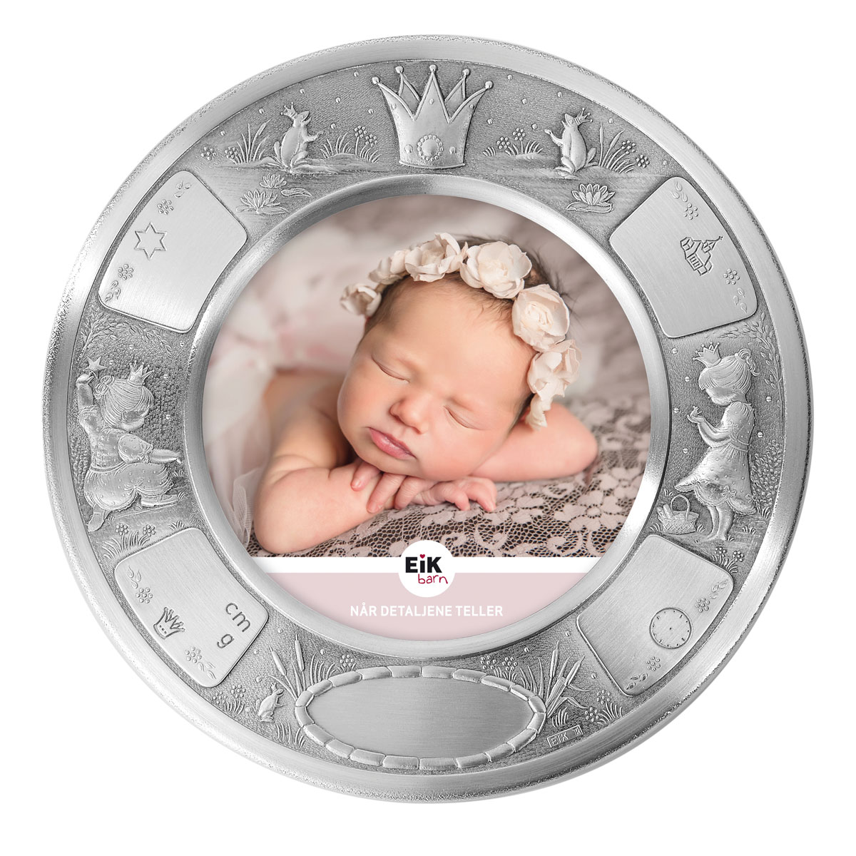 Prinsesse, Dåpsramme Tinn