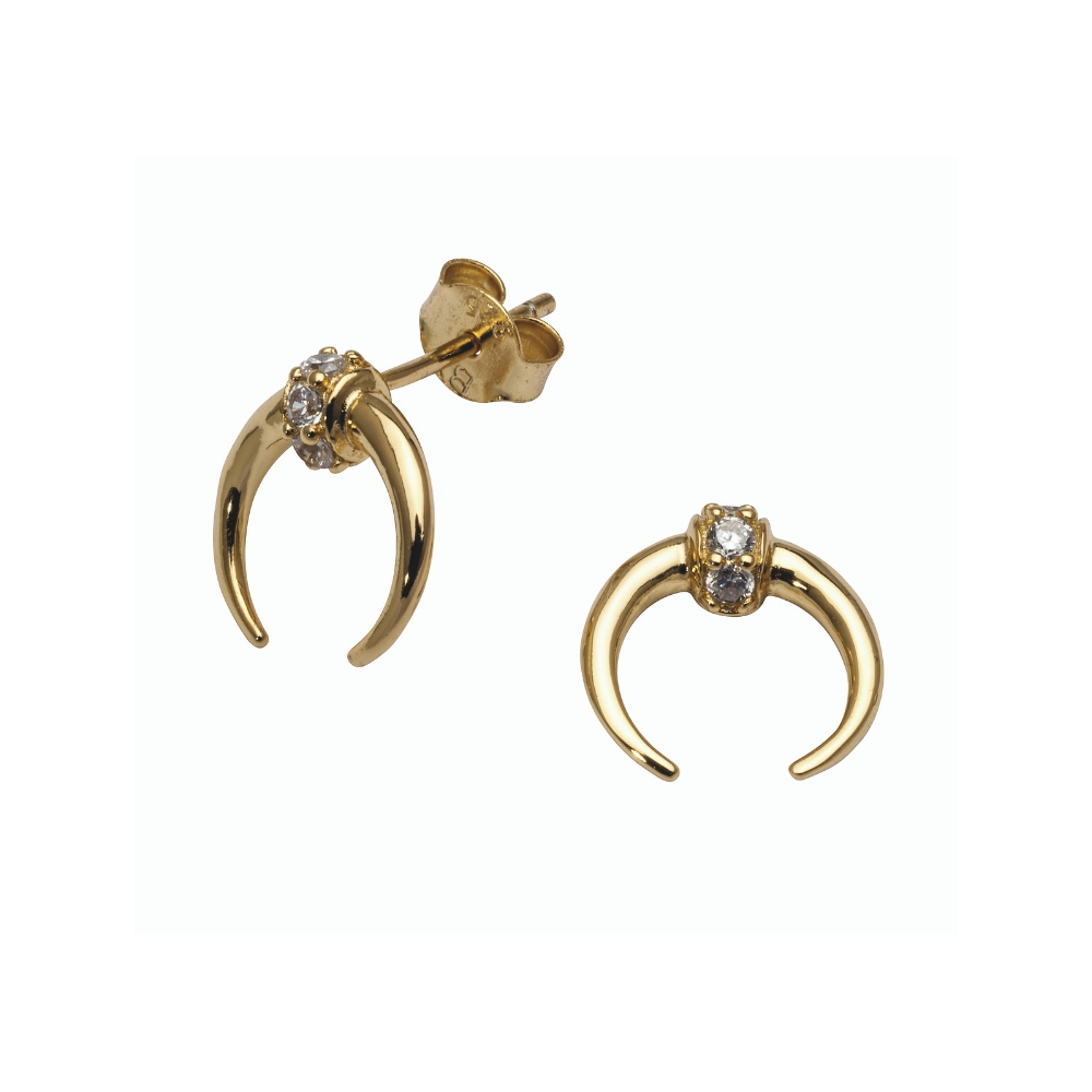 ESTHER Øredobber 925 Forgylt Sølv