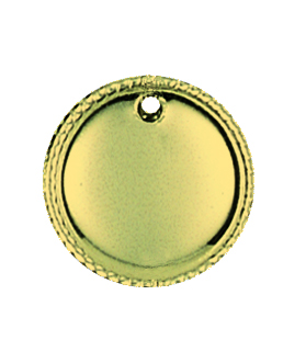 14 mm tråkantløvntlauv, forgylt, p