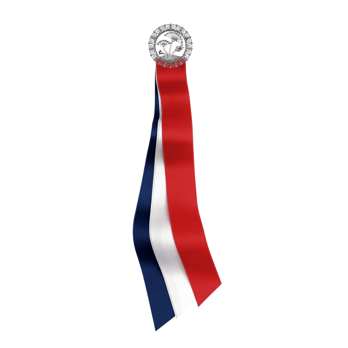 17.mai Sløyfe Tromsø 830 Oksidert Sølv