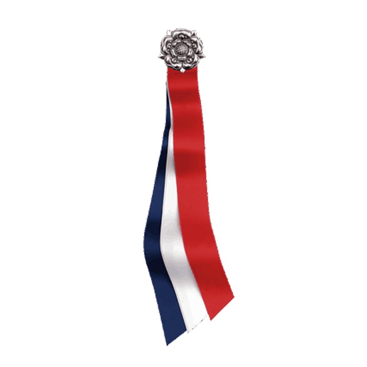 17.mai Sløyfe Trondheimrose 830 Oksidert Sølv