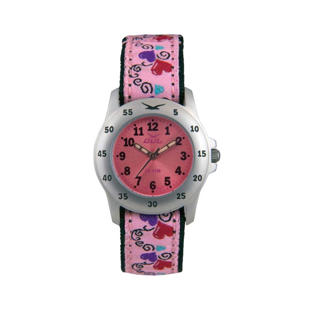 Barneklokke Rosa Stoffrem