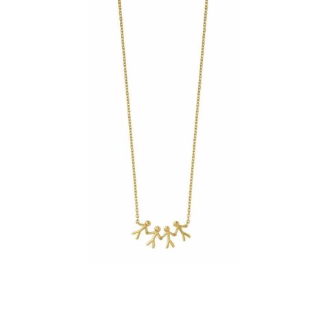 Together Family 4 Halssmykke 925 Forgylt Sølv