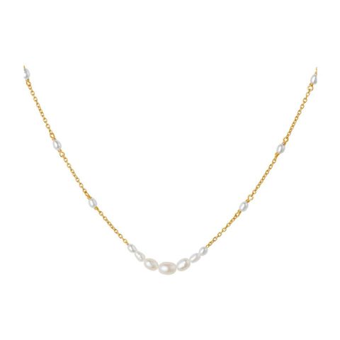 Aura Halskjede 925 Forgylt Sølv