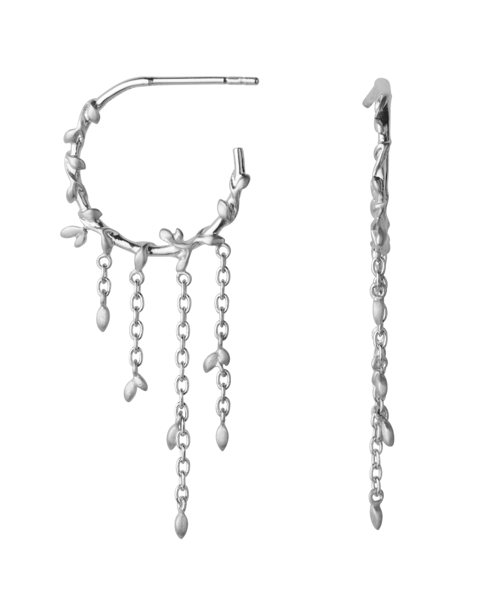 Jungle Ivy Ørering Sølv 