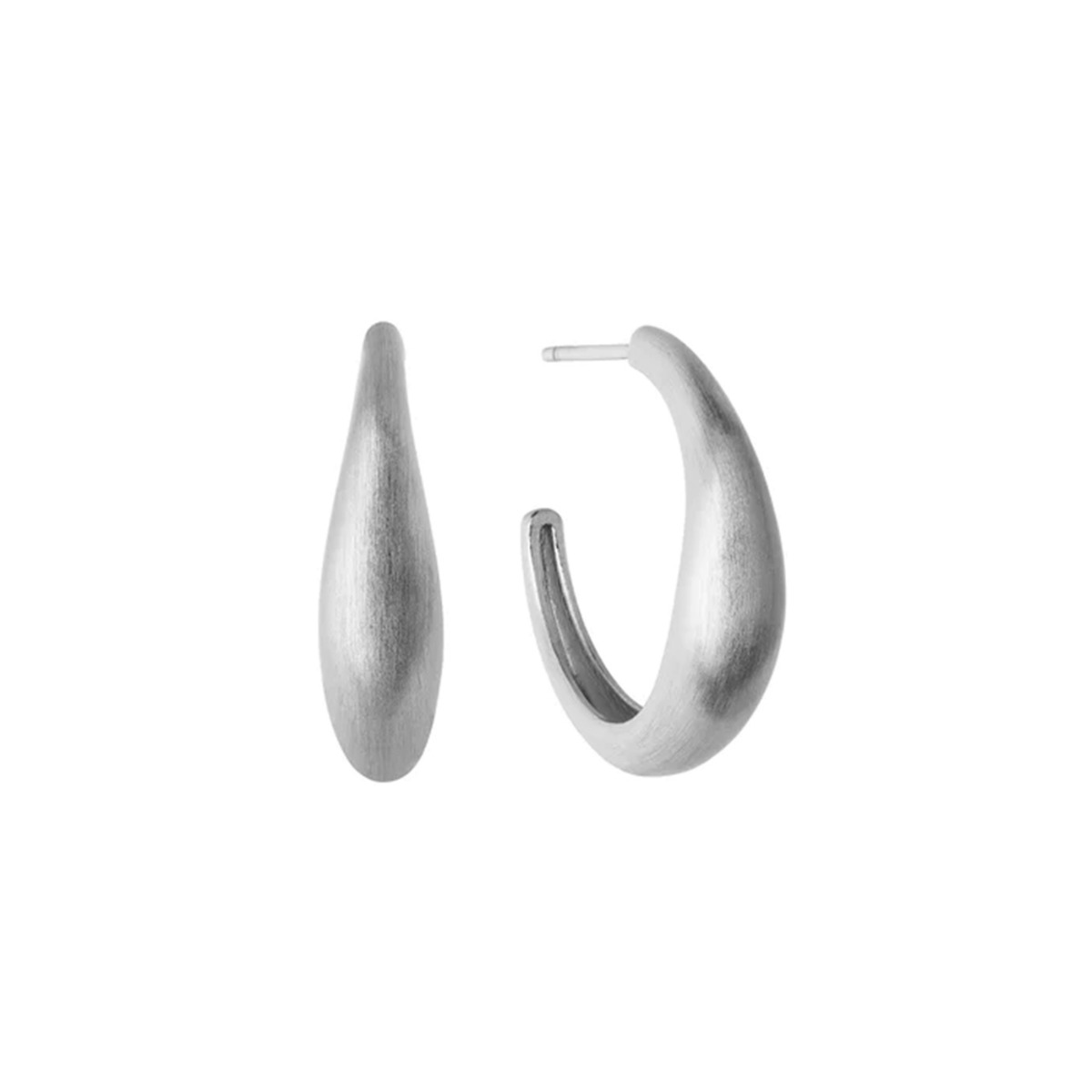 Ocean Flow Hoops 925 Sølv