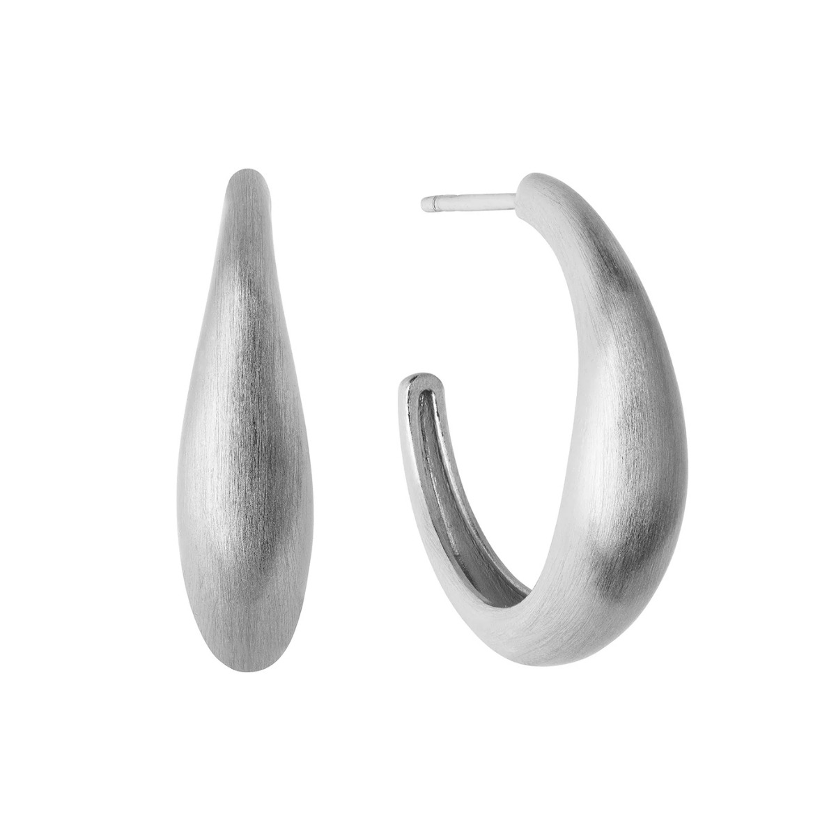 Ocean Flow Hoops 925 Sølv