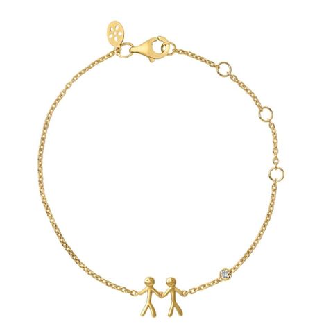 Together My Love Armbånd 925 Forgylt Sølv