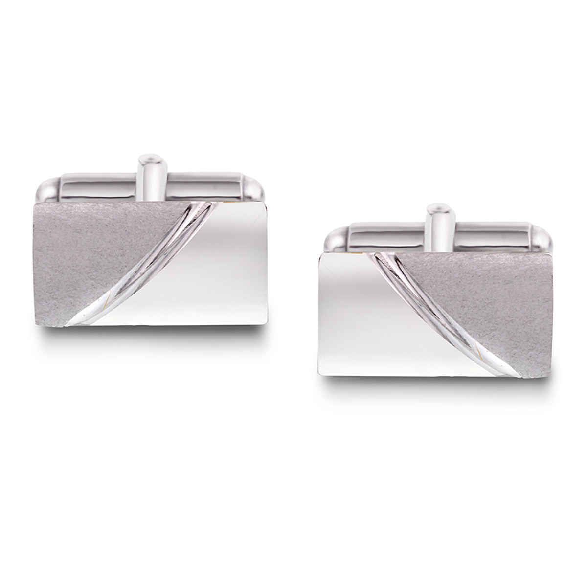 Mansjettknapper Herre Sølv 