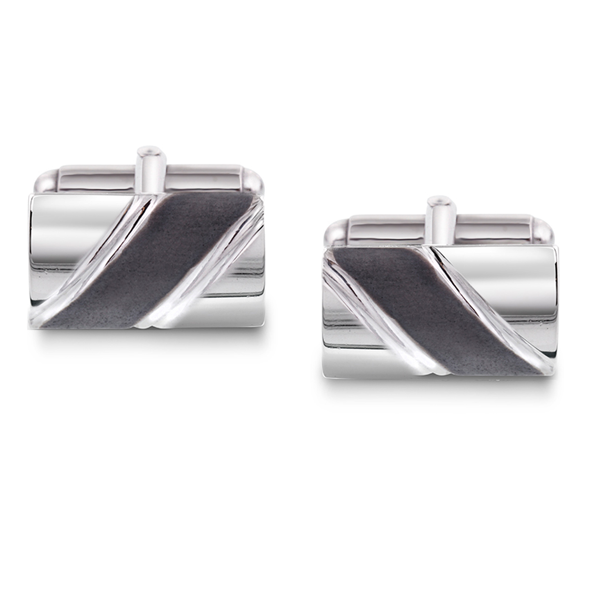 Mansjettknapper Herre Sølv 