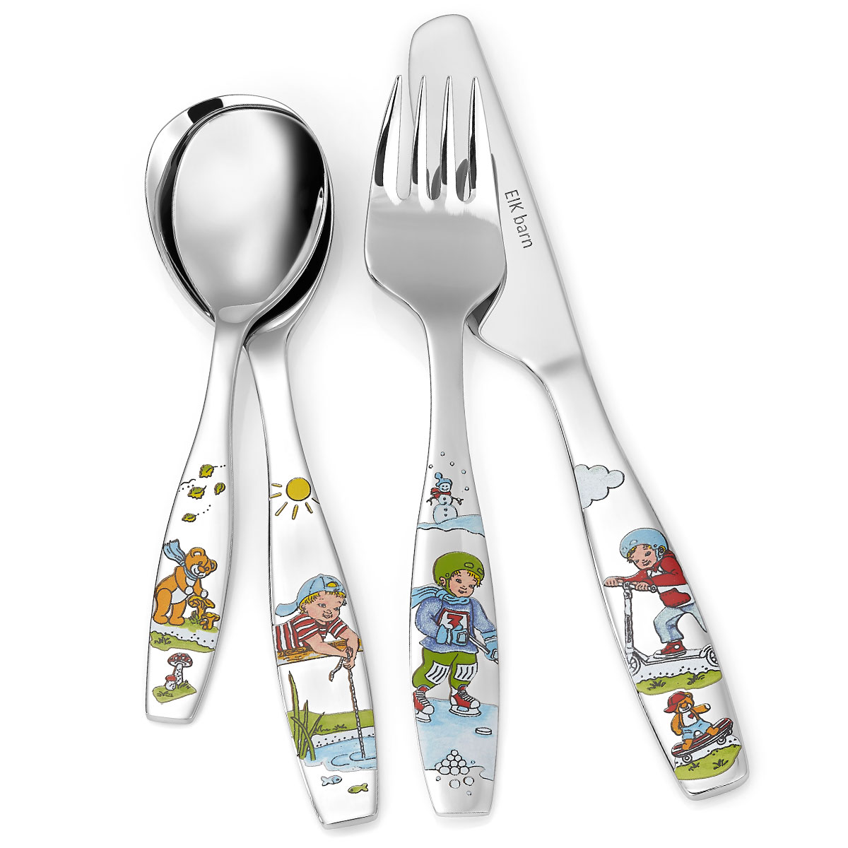 Stålbestikk Hjertevenn Gutt