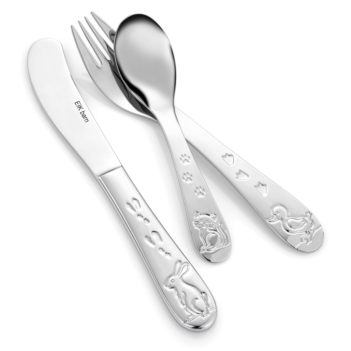 Spor, Barnebestikk 3 deler Stål