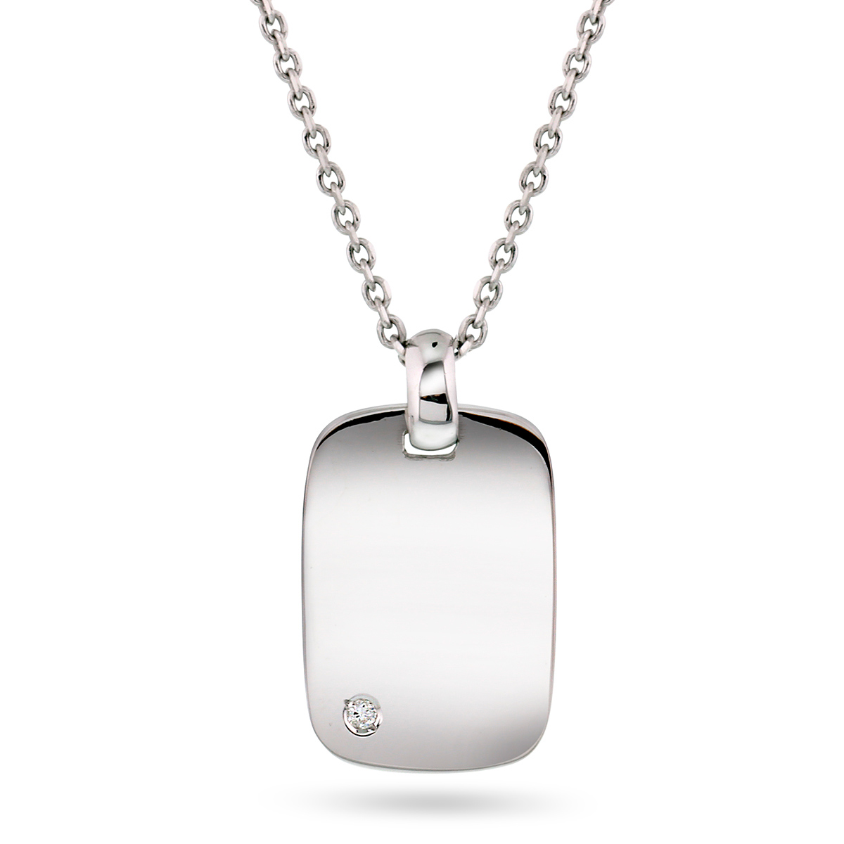 Smykke Herre Diamant Sølv