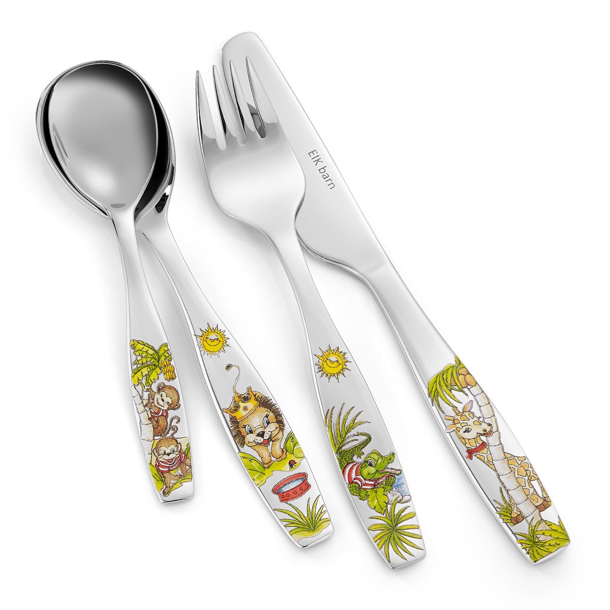 Stålbestikk Dyrene i Afrika