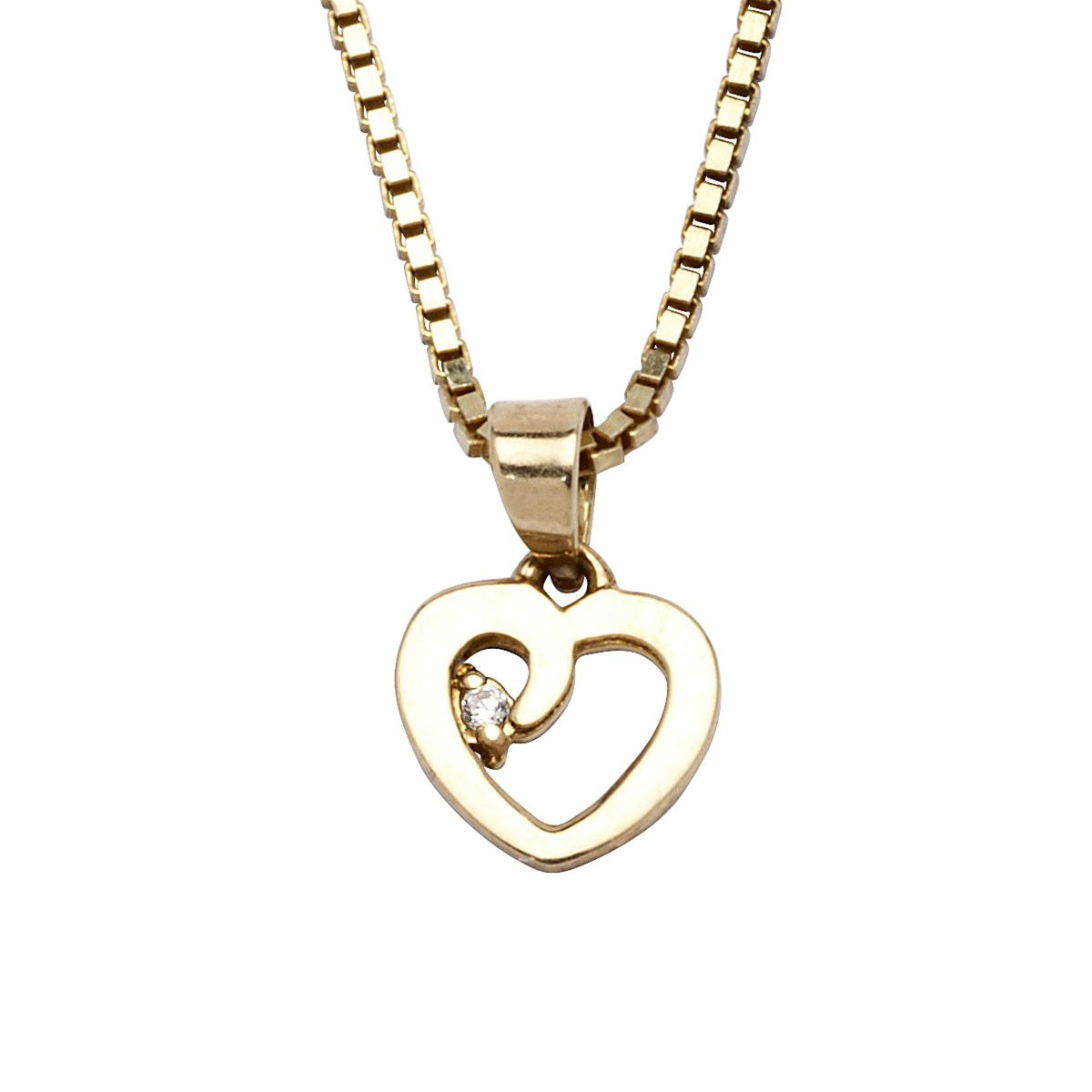 Smykke Hjerte Gull
