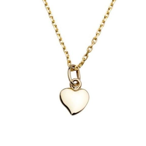 Smykke Barn Hjerte Gull