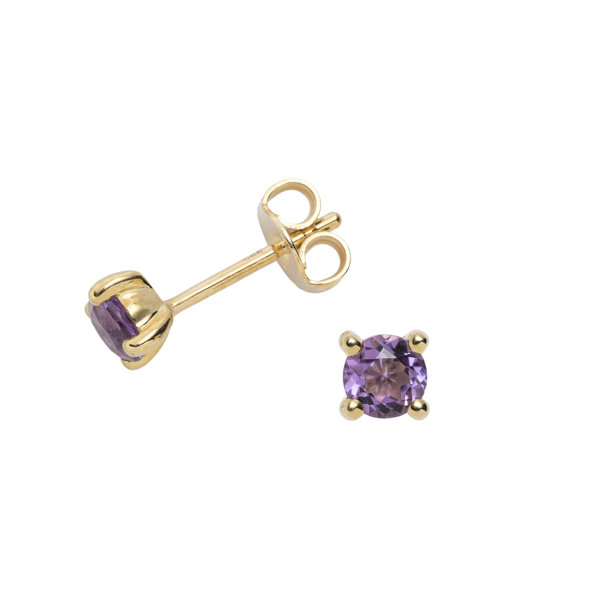 Øredobber 375 Gult Gull 