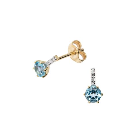 Øredobber 375 Gult Gull