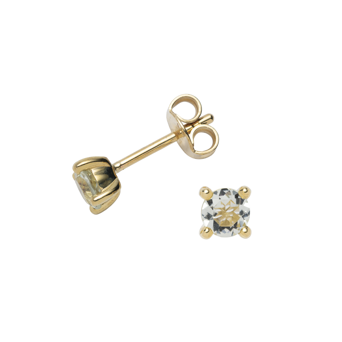 Øredobber 375 Gult Gull 