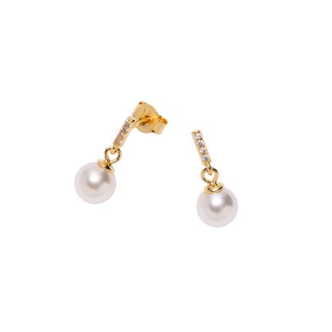 Øredobber 925 Forgylt Sølv