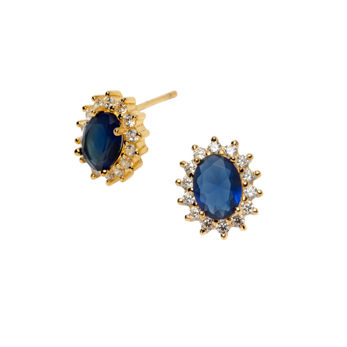 Øredobber 925 Forgylt Sølv