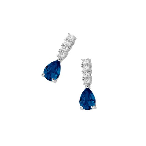 Øredobber 925 Sølv Blå