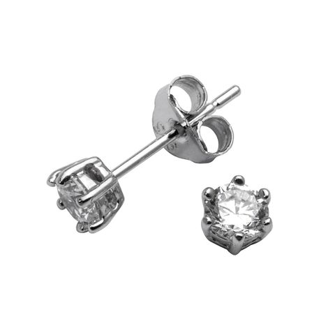 Øredobber 925 Sølv 4 mm