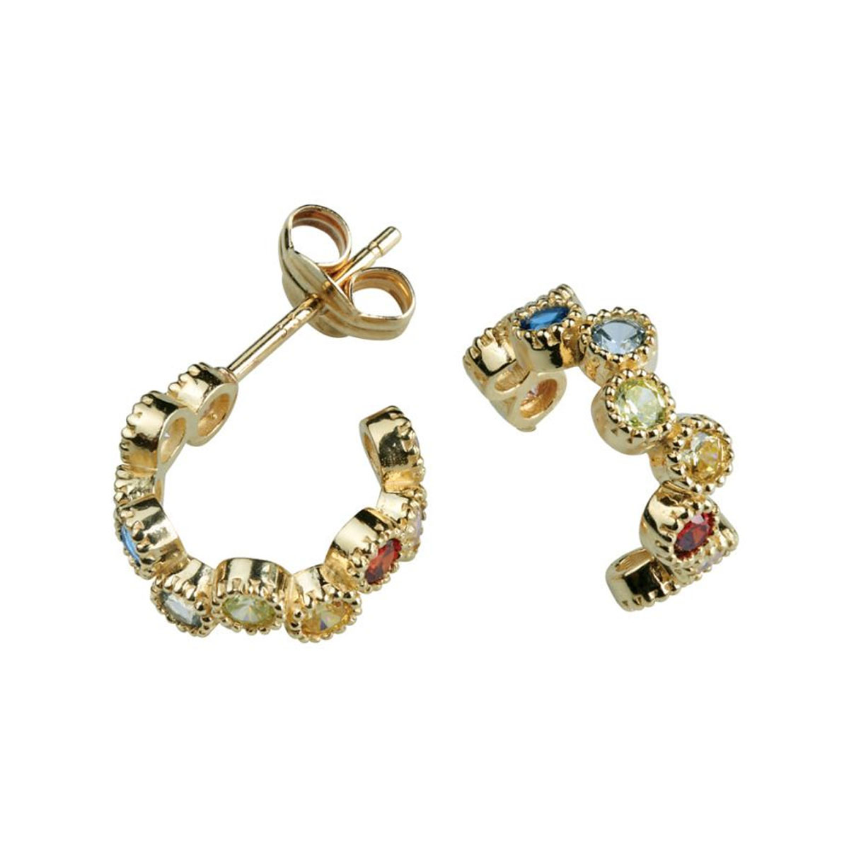 Øreringer 375 Gult Gull